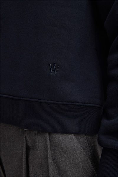 Modernes Rundhals-Sweatshirt aus Baumwollmix