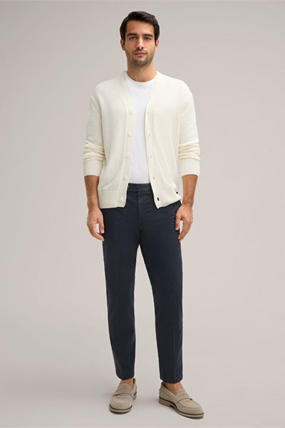 Klassischer V-Ausschnitt Strickcardigan
