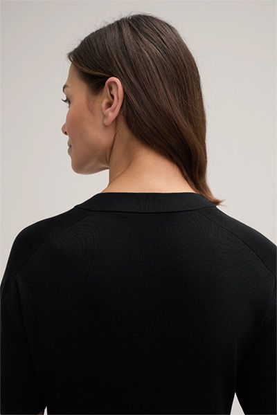 Elegantes Seide-Baumwolle-Strickshirt