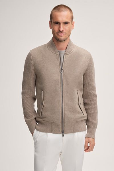 Luxuriöse Cashmere-Mix Blousonjacke