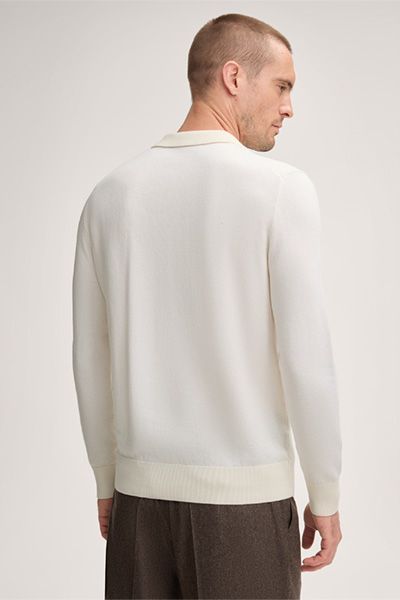 Poloshirt aus feinem Schurwoll-Mix