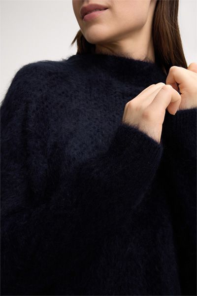 Luxuriöser Brushed-Kaschmirpullover