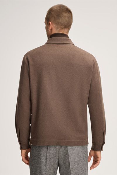 Luxuriöses Kaschmir-Overshirt mit Taschen
