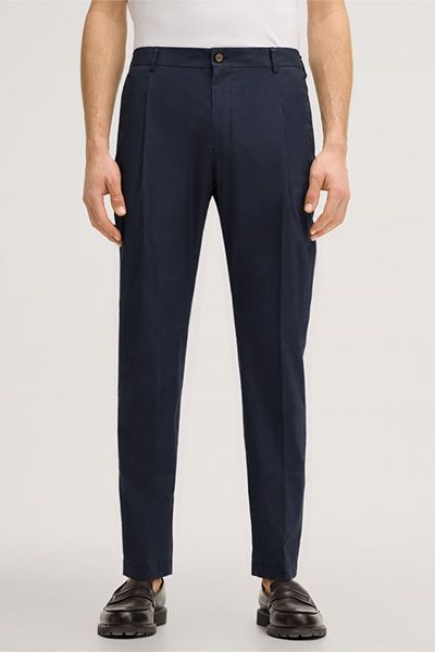 Modulare Faltenhose aus Baumwollmix