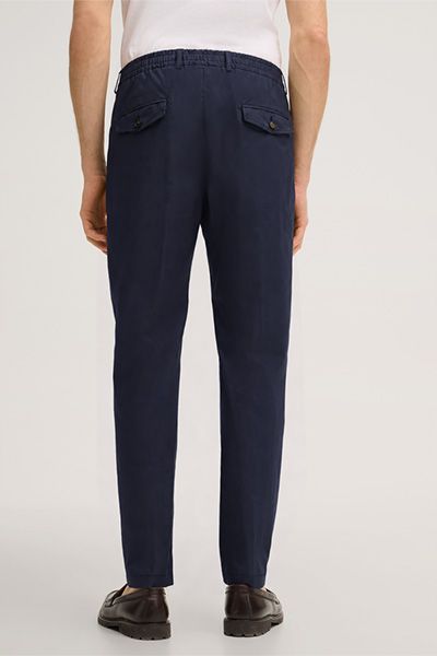 Modulare Faltenhose aus Baumwollmix