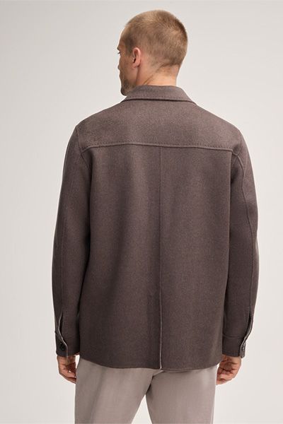 Woll-Doubleface Worker-Jacke