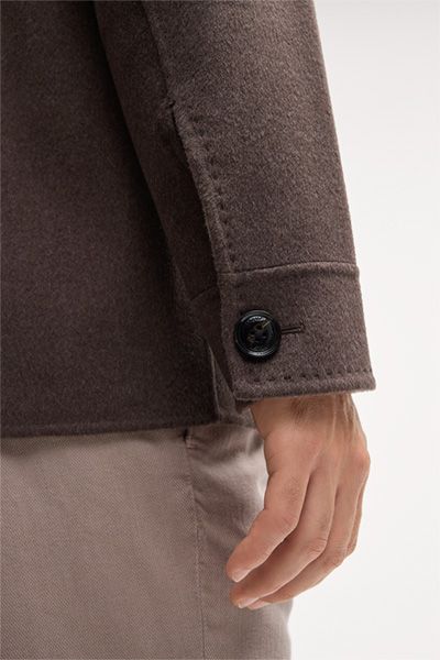 Woll-Doubleface Worker-Jacke