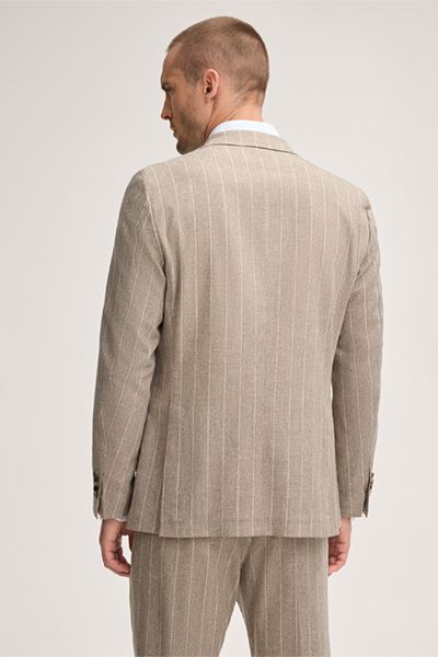 Flanell-Sakko mit Kreidestreifen