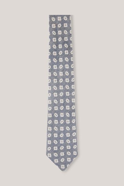 Strukturierte Krawatte mit geometrischem Muster