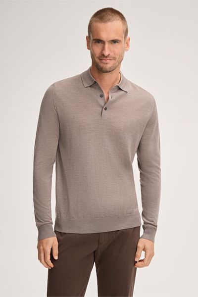 Luxuriöses Seiden-Kaschmir-Polo