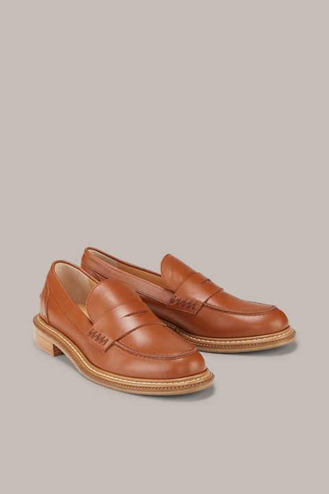 Klassische Penny-Loafer aus Kalbsleder