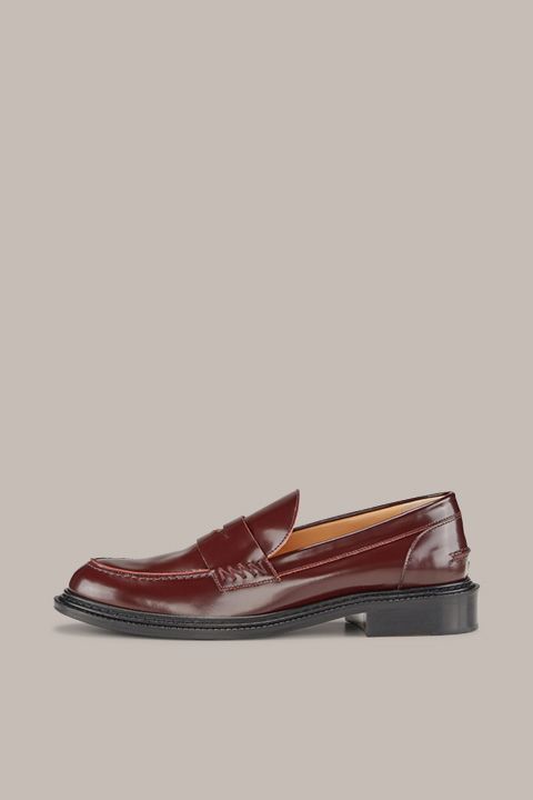 Klassische Penny-Loafer aus Glattleder