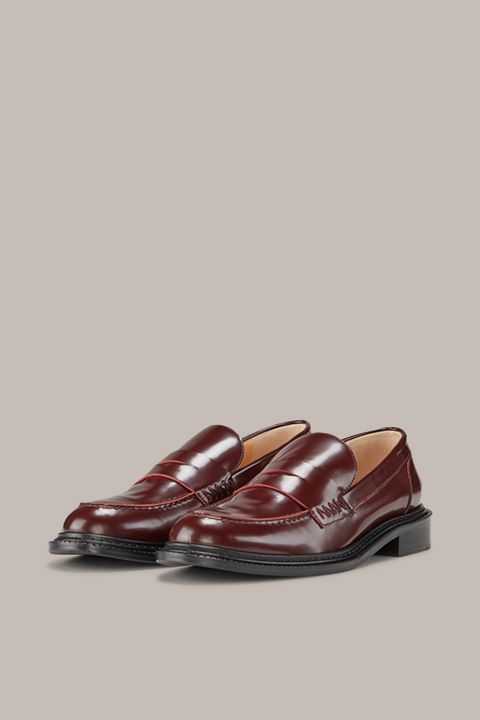 Klassische Penny-Loafer aus Glattleder
