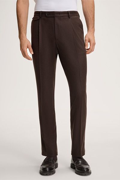 Elegante schmale Cashmere-Bundfalte