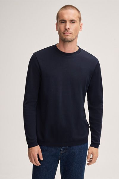 Minimalistisches Langarmshirt aus Baumwolle