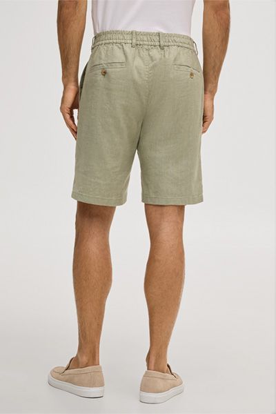 Elegante Stretch-Leinen-Shorts für den Sommer
