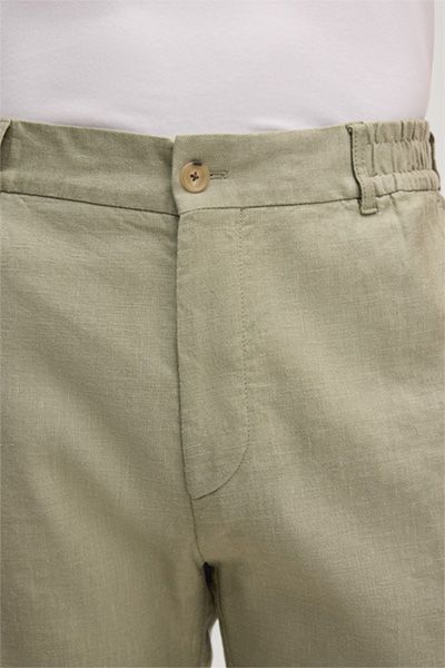 Elegante Stretch-Leinen-Shorts für den Sommer