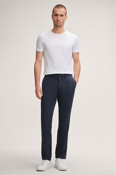 Klassische Baumwoll-Stretch-Chinohose