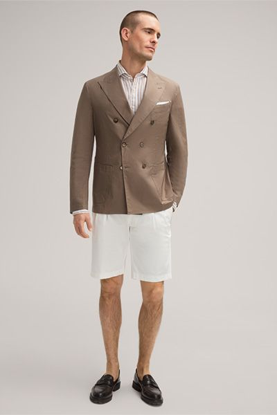 Doppelreihiger Blazer aus Baumwoll-Mix
