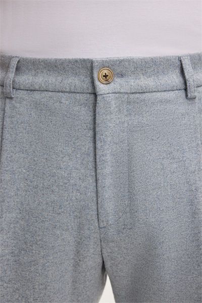 Bundfaltenhose aus Wollmischung