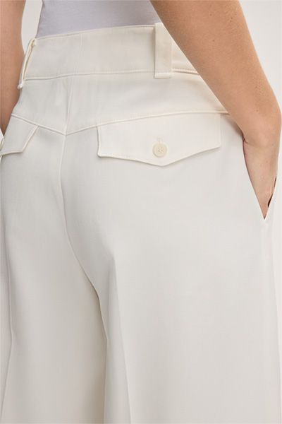 Weite Baumwollmix-Hose in Ballon-Optik