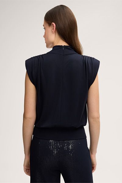 Elegantes ärmelloses Top mit Schulterpolstern