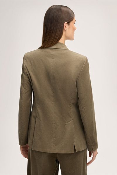 Taillierter Feincord-Blazer