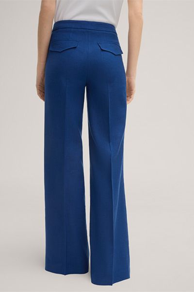 Elegante Marlene-Hose aus Leinenstretch
