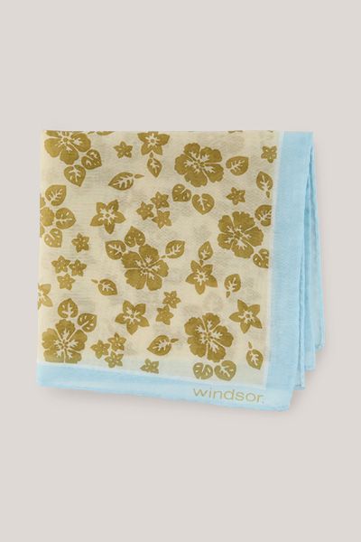 Einstecktuch mit floralem Print