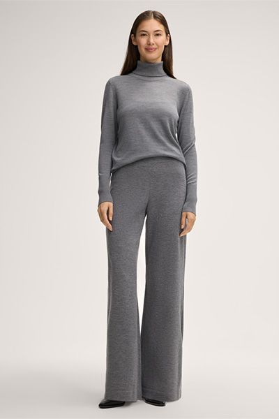 Marlenehose aus Merinostrick