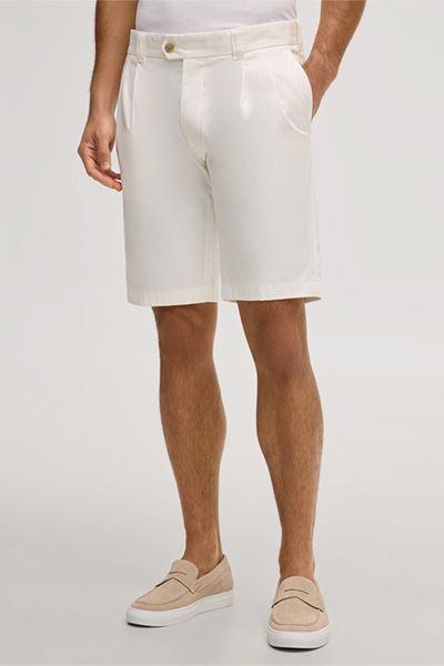 Klassische Bermuda-Shorts aus Baumwollmix