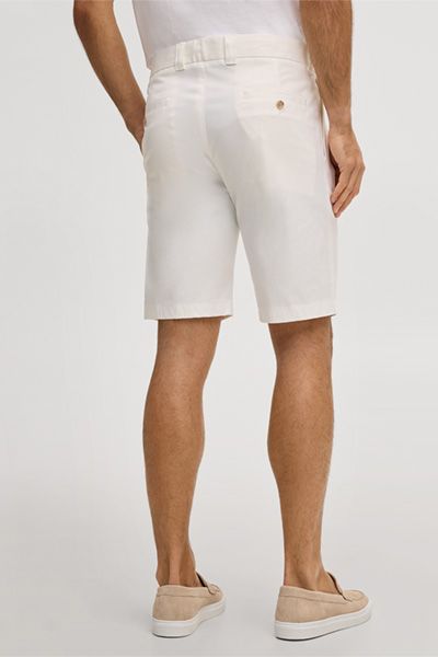 Klassische Bermuda-Shorts aus Baumwollmix