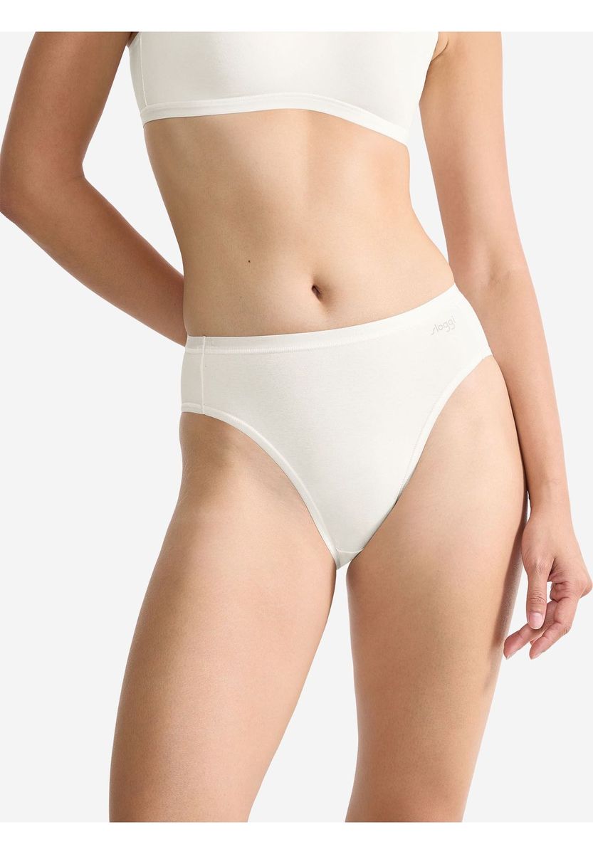 Essential Daily Baumwollslips im Dreierpack