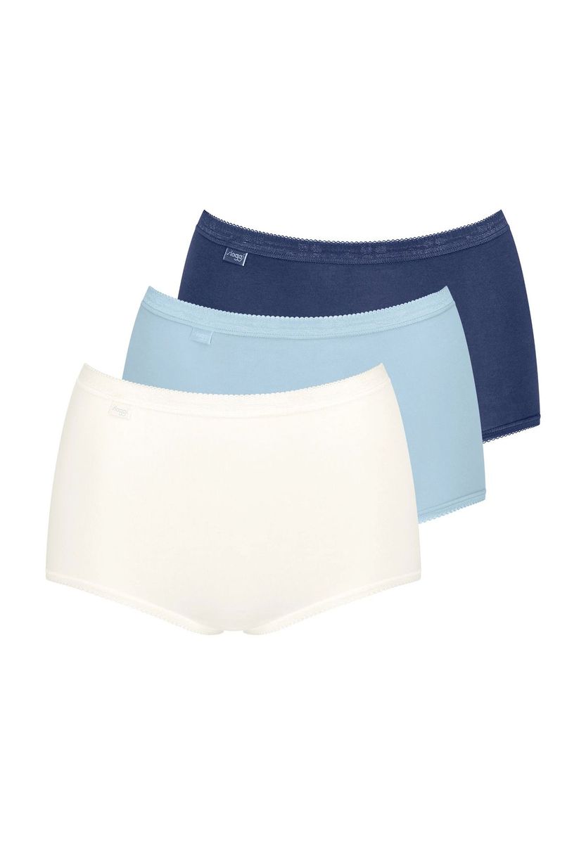 Klassische Maxi-Slips aus Baumwollstretch 3er-Pack