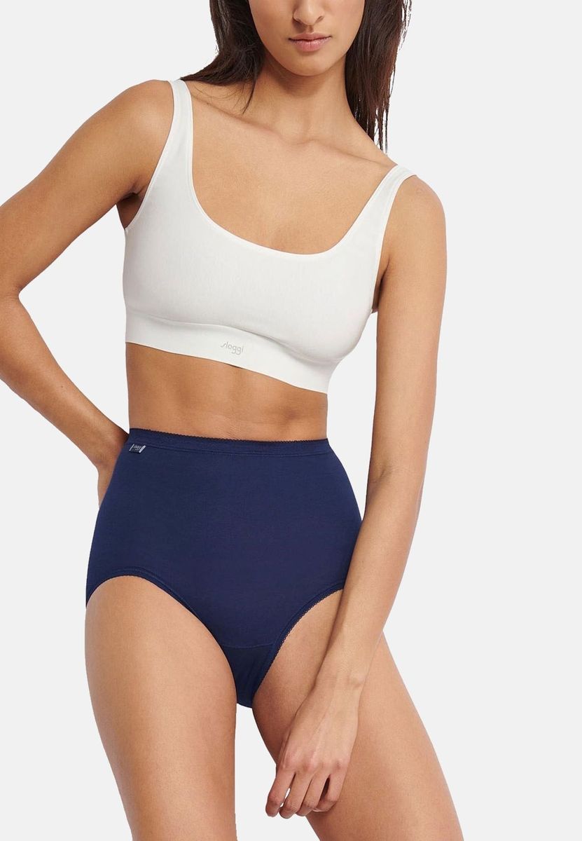 Klassische Maxi-Slips aus Baumwollstretch 3er-Pack