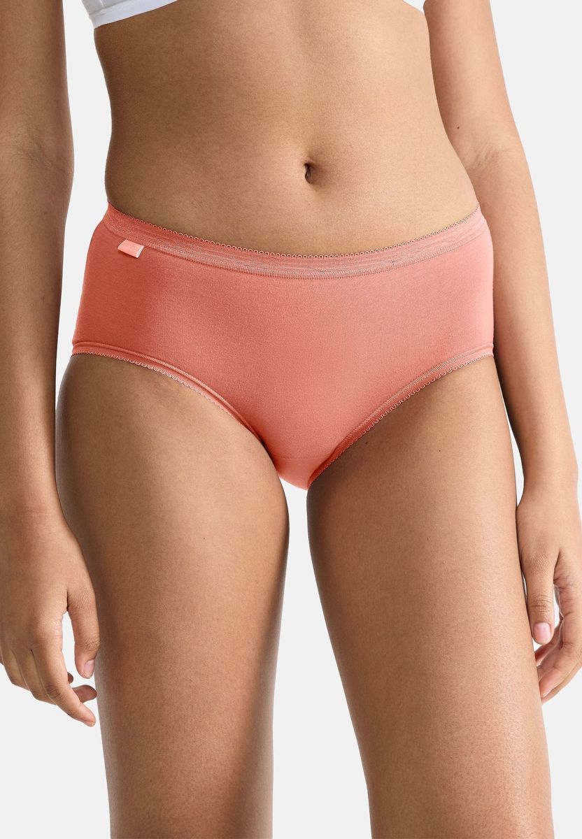 Klassische Midi-Slips aus Baumwollmischung