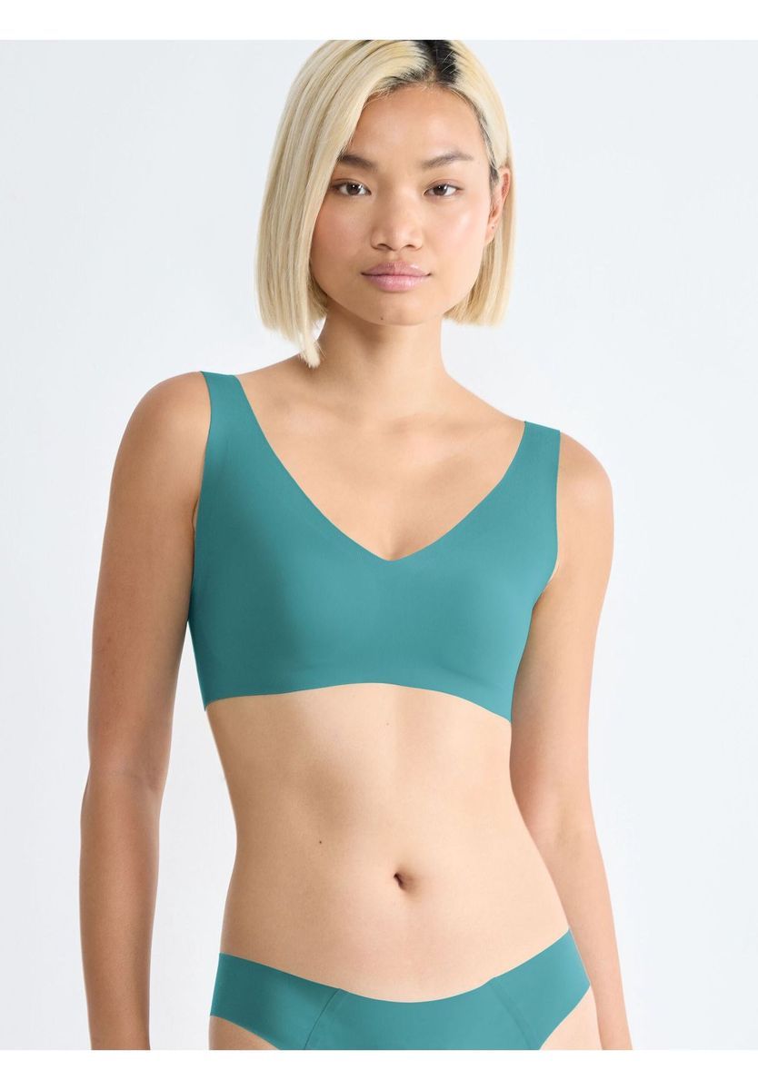 Nahtloses Deep-V-Ausschnitt Bralette