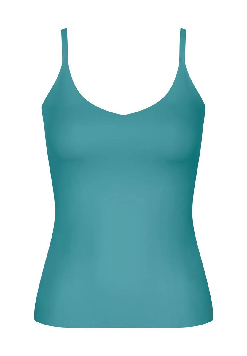 Nahtloses V-Ausschnitt Mikrofaser Camisole Top