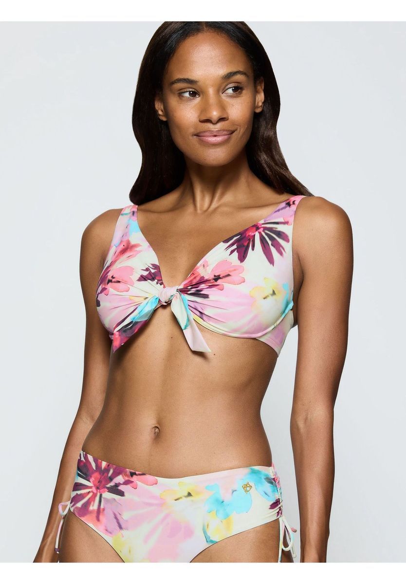 TRIUMPH Summer Fleur Triangle-Bikini-Oberteil, Knoten, für Damen, pink, 38B