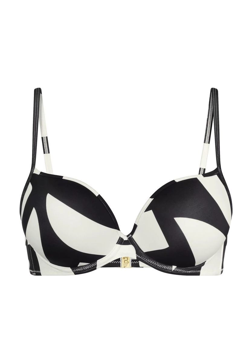 TRIUMPH Summer Allure Bügel-Bikini-Oberteil, verstellbare Träger, für Damen, schwarz|weiß, 36B