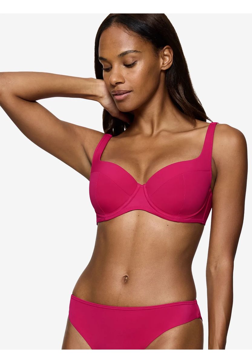 TRIUMPH Summer Twist Bügel-Bikini-Oberteil, verstellbare Träger, für Damen, rot, 38C