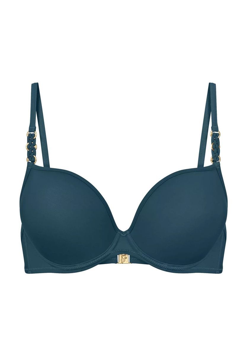 TRIUMPH Summer Twist Bügel-Bikini-Oberteil, Metallringe, für Damen, türkis, 36B