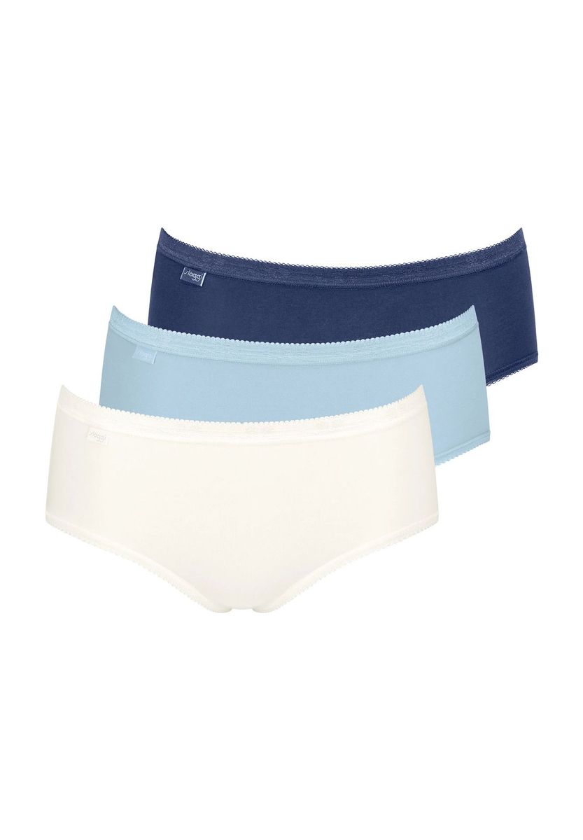 Klassische Midi-Slips aus Baumwollmischung