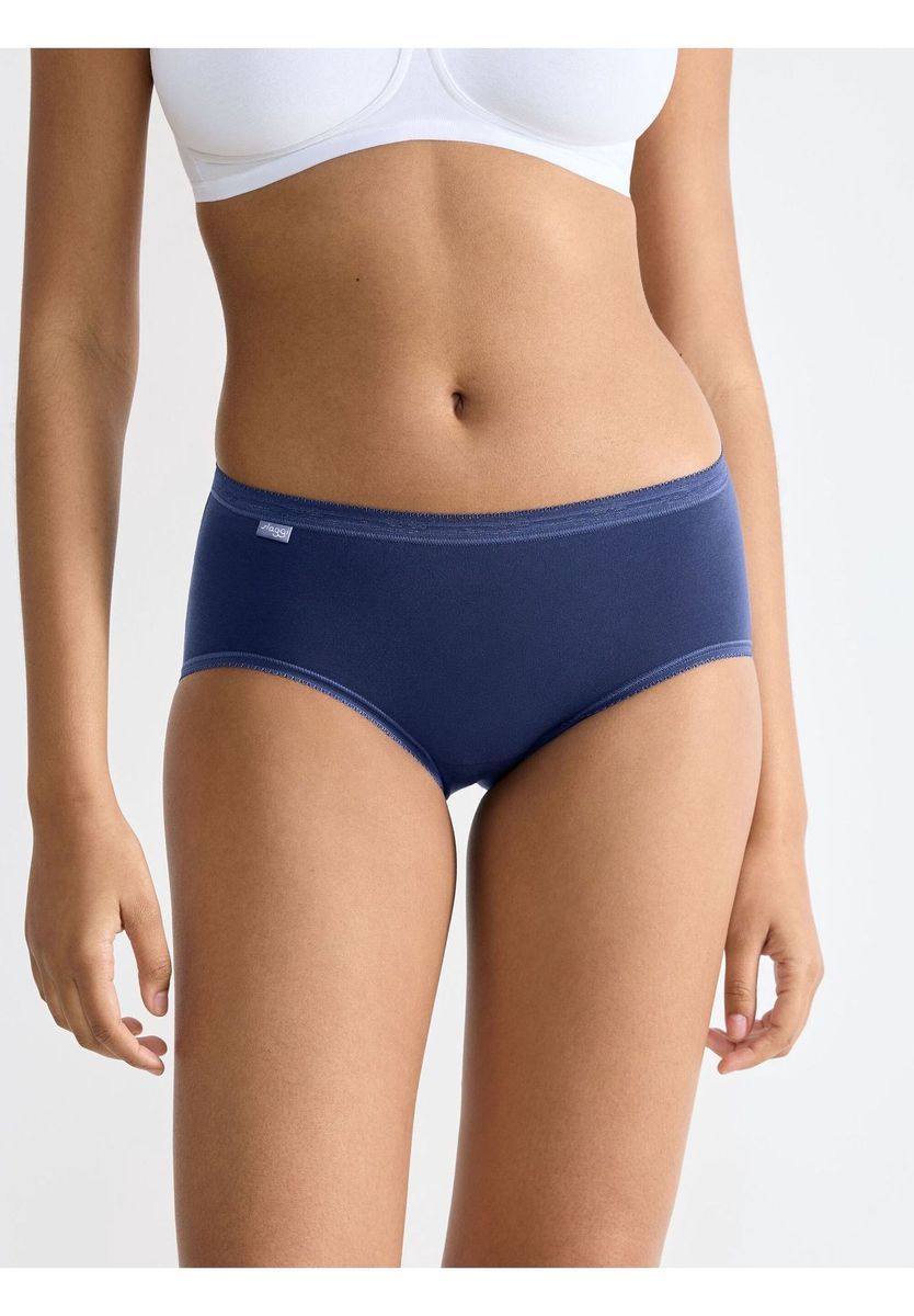 Klassische Midi-Slips aus Baumwollmischung