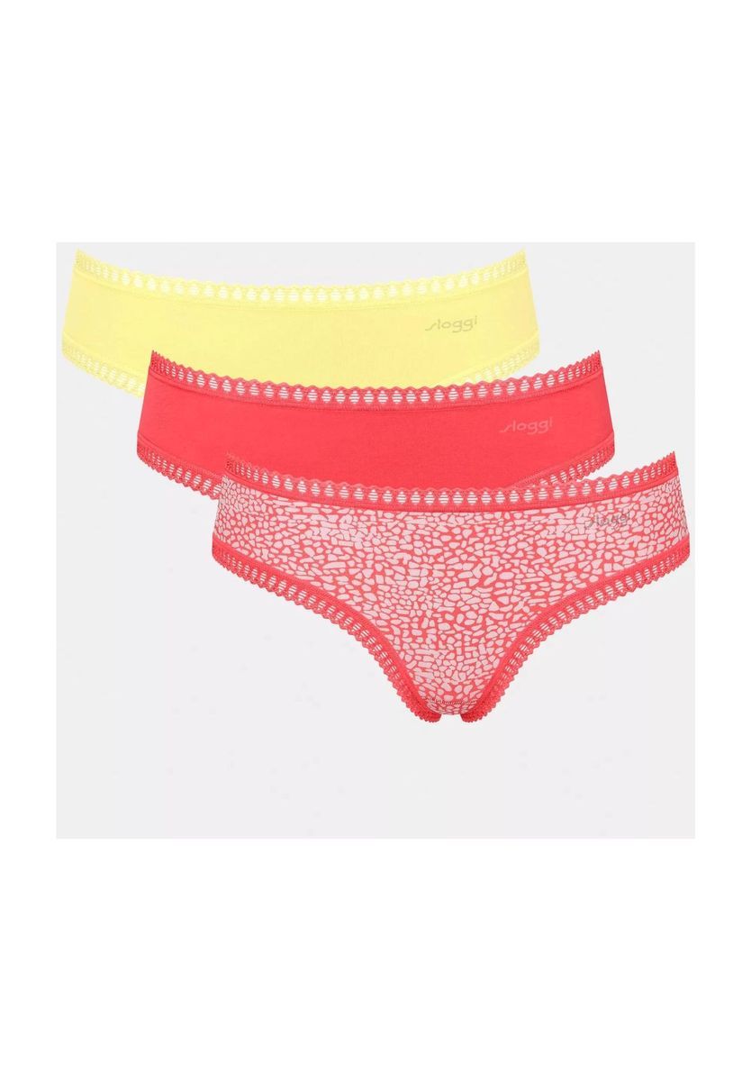 Hipster-Slips aus Bio-Baumwolle mit Spitze