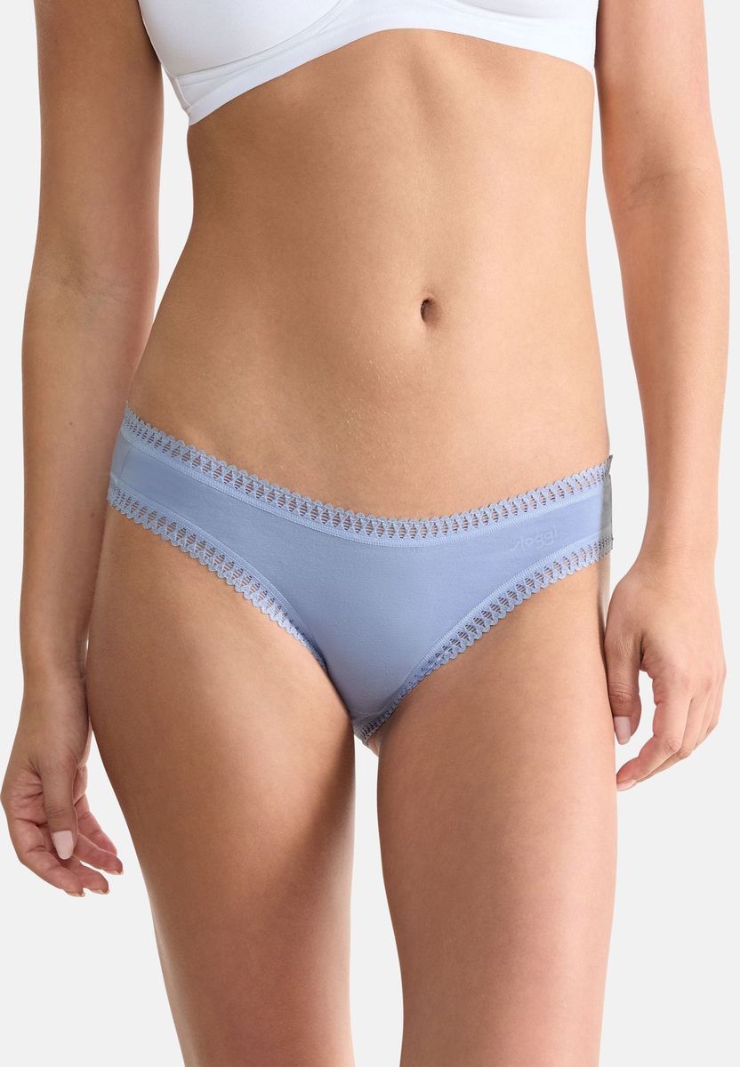 Micro-Slips Unterwäsche mit Spitzensaum