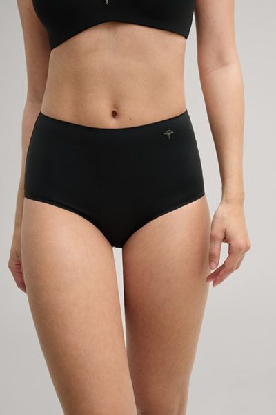 Sloggi Seamless High-Waist Schwarze Slips High-Cut Keine sichtbaren Linien