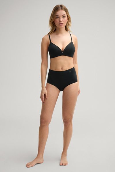 Sloggi Seamless High-Waist Schwarze Slips High-Cut Keine sichtbaren Linien