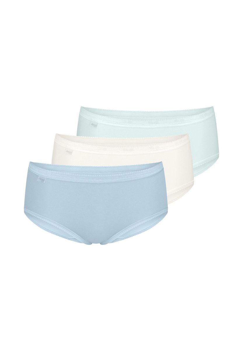 Klassische Midi-Slips aus Baumwollmischung