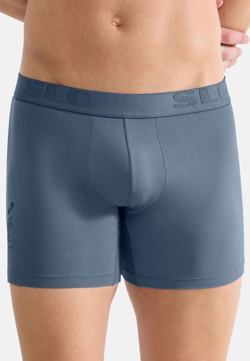 Weiche, lange Herren-Boxershorts mit Stretch